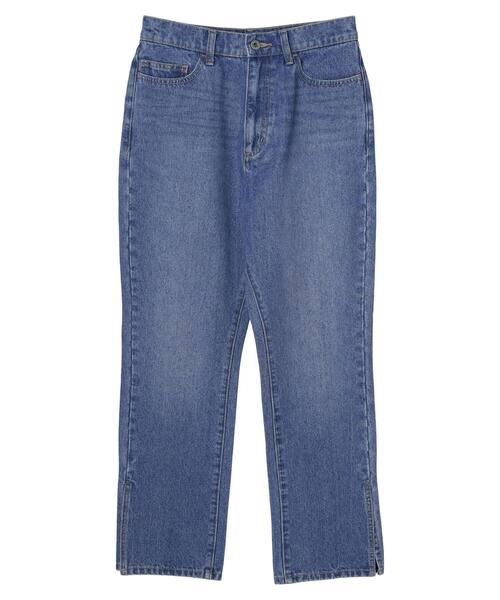 Green Parks(グリーンパークス)の「スリットストレートデニムパンツ(その他パンツ・レディース・ライトインディゴブルー・S/M/L)」の17枚目の写真