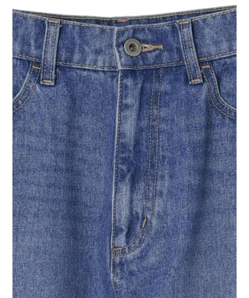 Green Parks(グリーンパークス)の「スリットストレートデニムパンツ(その他パンツ・レディース・ライトインディゴブルー・S/M/L)」の9枚目の写真