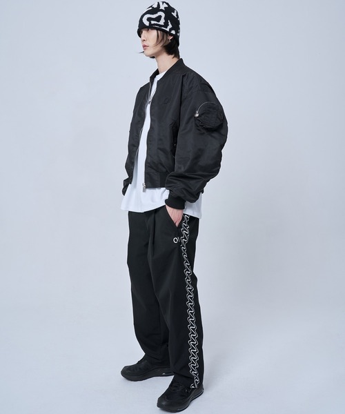 OY(オーワイ)の「『OY/オーワイ』WAVE LINE LOGO PANTS/ウェーブラインロゴパンツ(その他パンツ・メンズ・ブラック/ベージュ/グレー・1/2)」の8枚目の写真