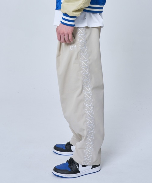 OY(オーワイ)の「『OY/オーワイ』WAVE LINE LOGO PANTS/ウェーブラインロゴパンツ(その他パンツ・メンズ・ブラック/ベージュ/グレー・1/2)」の11枚目の写真