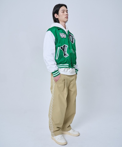OY(オーワイ)の「『OY/オーワイ』WAVE LINE LOGO PANTS/ウェーブラインロゴパンツ(その他パンツ・メンズ・ブラック/ベージュ/グレー・1/2)」の18枚目の写真