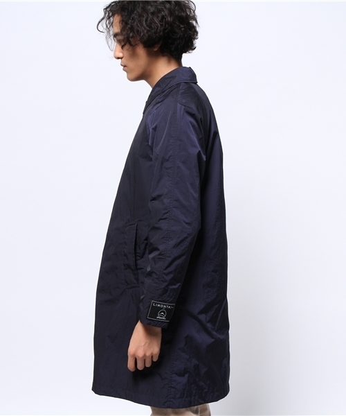SQUOVAL（スクオーバル）の「【東京西川×SQUOVAL】リモンタステンカラーコート（ステンカラーコート・メンズ・ブラック/ブルー/ネイビー/オリーブ・SMALL/LARGE/MEDIUM）」の6枚目の写真