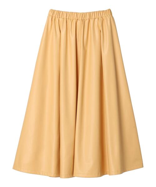 Furryrate（ファーリーレート）の「・furry rate 合成皮革スカート＊（スカート・レディース・アイボリー/ブラック/イエロー・FREE）」の15枚目の写真