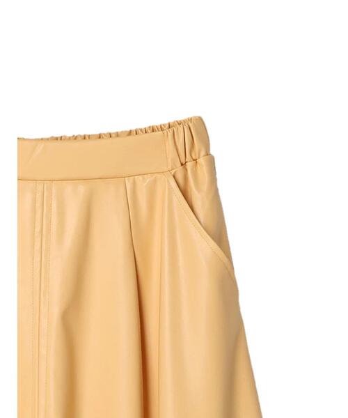 Furryrate（ファーリーレート）の「・furry rate 合成皮革スカート＊（スカート・レディース・アイボリー/ブラック/イエロー・FREE）」の17枚目の写真