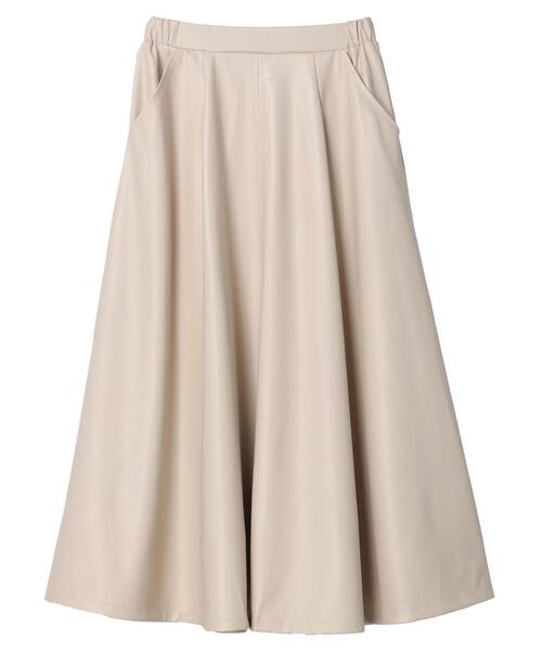 Furryrate（ファーリーレート）の「・furry rate 合成皮革スカート＊（スカート・レディース・アイボリー/ブラック/イエロー・FREE）」の21枚目の写真