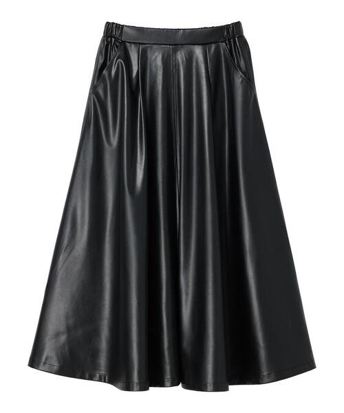 Furryrate（ファーリーレート）の「・furry rate 合成皮革スカート＊（スカート・レディース・アイボリー/ブラック/イエロー・FREE）」の20枚目の写真