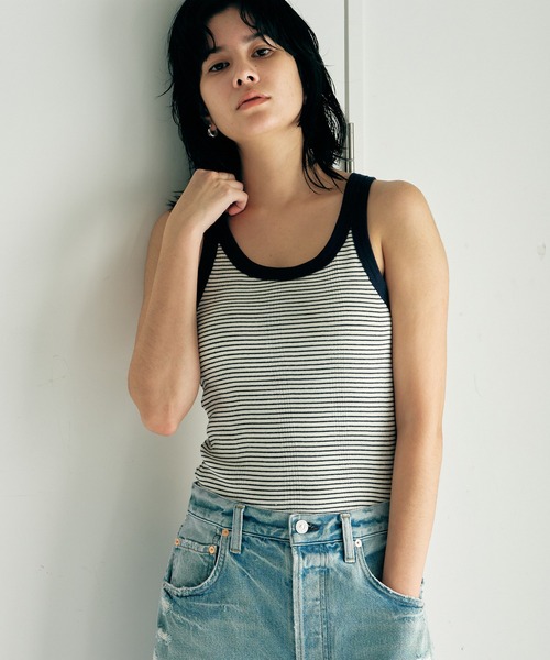 GALLARDAGALANTE（ガリャルダガランテ）の「【Miller】タンクトップ/別注（タンクトップ・レディース・ホワイト/ブラック/ブラック系その他・FREE）」の10枚目の写真