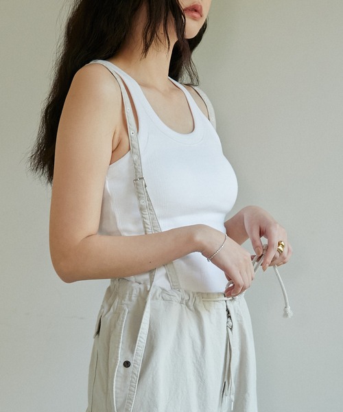 GALLARDAGALANTE（ガリャルダガランテ）の「【Miller】タンクトップ/別注（タンクトップ・レディース・ホワイト/ブラック/ブラック系その他・FREE）」の6枚目の写真