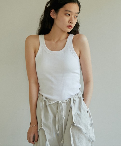 GALLARDAGALANTE（ガリャルダガランテ）の「【Miller】タンクトップ/別注（タンクトップ・レディース・ホワイト/ブラック/ブラック系その他・FREE）」の4枚目の写真