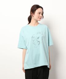 FIL DE FER | Singing Twinsプリント　クルーネックTEE(Tシャツ/カットソー)