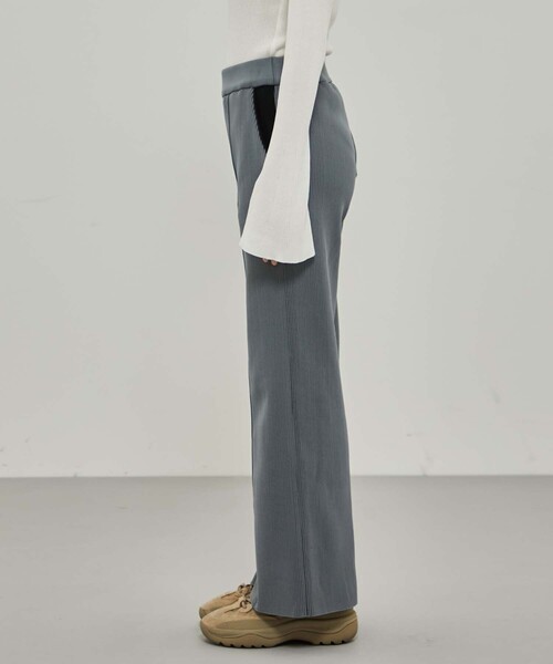 CITY TOKYO（シティトウキョウ）の「カラーコードニットパンツ（その他パンツ・レディース・ライム/オレンジ/ダークグレー・1/2）」の11枚目の写真