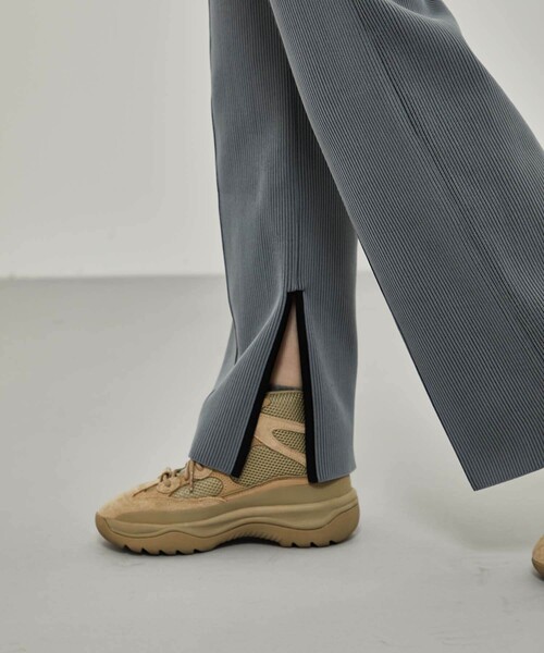 CITY TOKYO（シティトウキョウ）の「カラーコードニットパンツ（その他パンツ・レディース・ライム/オレンジ/ダークグレー・1/2）」の13枚目の写真