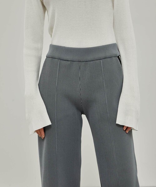 CITY TOKYO（シティトウキョウ）の「カラーコードニットパンツ（その他パンツ・レディース・ライム/オレンジ/ダークグレー・1/2）」の14枚目の写真