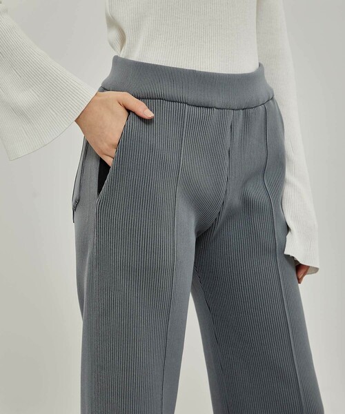 CITY TOKYO（シティトウキョウ）の「カラーコードニットパンツ（その他パンツ・レディース・ライム/オレンジ/ダークグレー・1/2）」の15枚目の写真