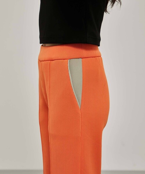 CITY TOKYO（シティトウキョウ）の「カラーコードニットパンツ（その他パンツ・レディース・ライム/オレンジ/ダークグレー・1/2）」の21枚目の写真