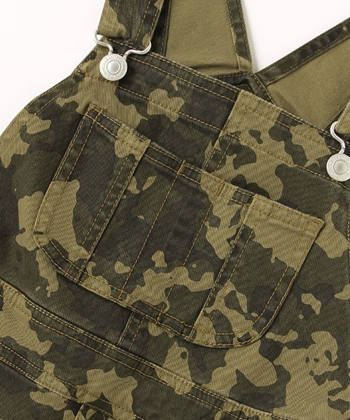 XLARGE KIDS（エクストララージキッズ）の「迷彩柄オーバーオール