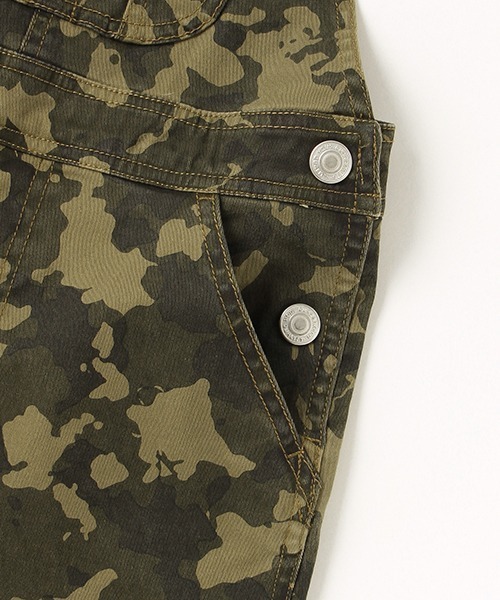 XLARGE KIDS（エクストララージキッズ）の「迷彩柄オーバーオール（サロペット/オーバーオール・キッズ・ホワイト/ブラック/ベージュ・120cm/100cm/110cm/90cm/130cm/140cm）」の11枚目の写真