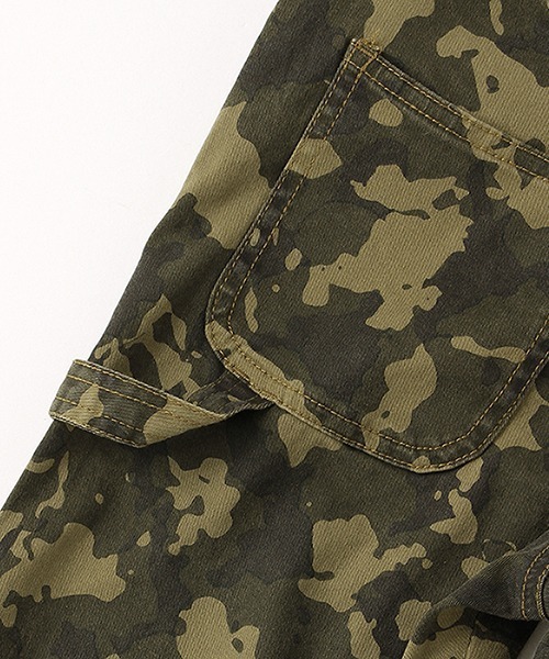 XLARGE KIDS（エクストララージキッズ）の「迷彩柄オーバーオール（サロペット/オーバーオール・キッズ・ホワイト/ブラック/ベージュ・120cm/100cm/110cm/90cm/130cm/140cm）」の8枚目の写真