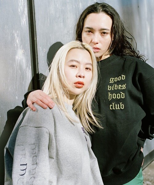FREAK'S STORE(フリークスストア)の「hood/フッド 別注hood SWEAT/別注フッドスウェットプルオーバー(スウェット・レディース・ブラック/グレー・フリ-)」の3枚目の写真