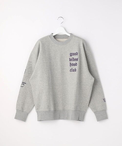 FREAK'S STORE(フリークスストア)の「hood/フッド 別注hood SWEAT/別注フッドスウェットプルオーバー(スウェット・レディース・ブラック/グレー・フリ-)」の9枚目の写真