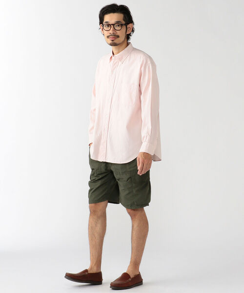 BEAMS PLUS(ビームスプラス)の「KAPTAIN SUNSHINE / Relaxed Polocollar Shirt(シャツ/ブラウス・メンズ・ピンク・36/38)」の3枚目の写真