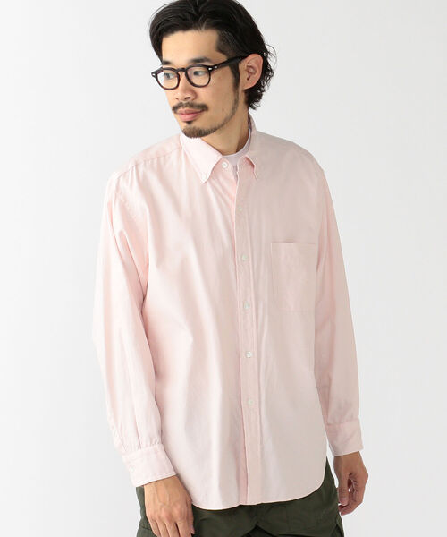 BEAMS PLUS(ビームスプラス)の「KAPTAIN SUNSHINE / Relaxed Polocollar Shirt(シャツ/ブラウス・メンズ・ピンク・36/38)」の4枚目の写真