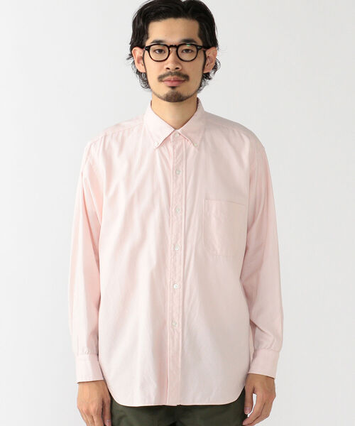 BEAMS PLUS(ビームスプラス)の「KAPTAIN SUNSHINE / Relaxed Polocollar Shirt(シャツ/ブラウス・メンズ・ピンク・36/38)」の5枚目の写真