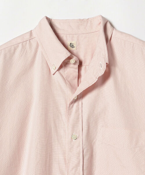 BEAMS PLUS(ビームスプラス)の「KAPTAIN SUNSHINE / Relaxed Polocollar Shirt(シャツ/ブラウス・メンズ・ピンク・36/38)」の13枚目の写真