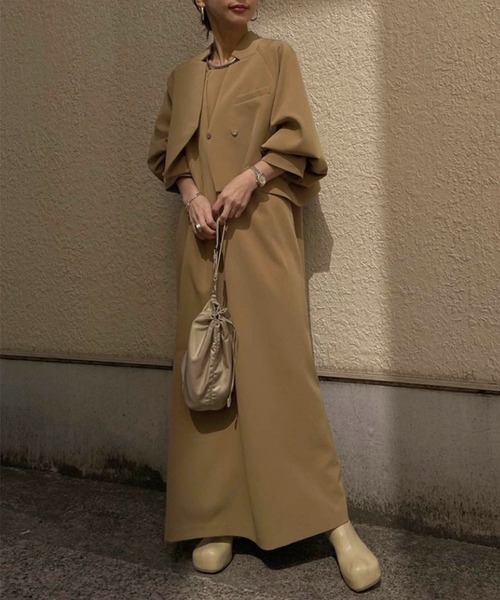 OTONA SHORT JACKET SET UP DRESS（ワンピース）｜Ameri（アメリ）の 