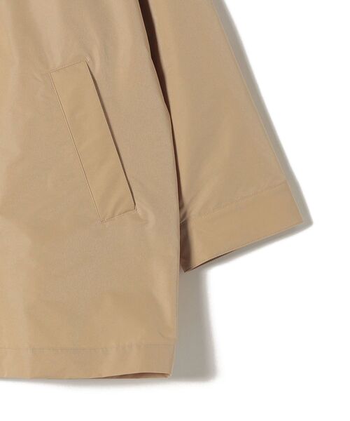 SHIPS(シップス)の「Primary NavyLabel:〈手洗い可能〉スタンドカラーコート(その他アウター・レディース・ブラック/ベージュ・38/36)」の11枚目の写真