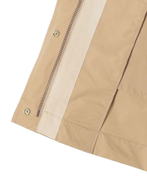 SHIPS(シップス)の「Primary NavyLabel:〈手洗い可能〉スタンドカラーコート(その他アウター・レディース・ブラック/ベージュ・38/36)」の9枚目の写真