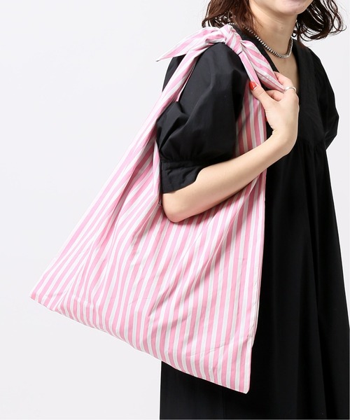 HOLLINGWORTH COUNTRY OUTFITTERS(ホリングワース カントリーアウトフィッターズ)の「【Hollingworth/ホリングワース】Vee Bag(トートバッグ・レディース・ブラック/ネイビー/ピンク・FREE)」の6枚目の写真