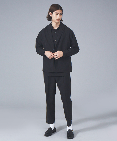 MYSELF ABAHOUSE（マイセルフアバハウス）の「【MYSELF ABAHOUSE】ポリツイル オーバーサイズ レギュラーカラー シャツ（シャツ/ブラウス・メンズ・ブラック/ベージュ/サックスブルー/ピンクベージュ・46/48）」の17枚目の写真