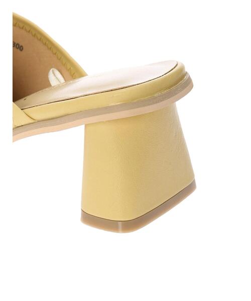 Green　Parks（グリーンパークス）の「・Una gardenia スクエアミュール（サンダル・レディース・ブラック/イエロー/アイボリー・LL/S/M/L）」の12枚目の写真