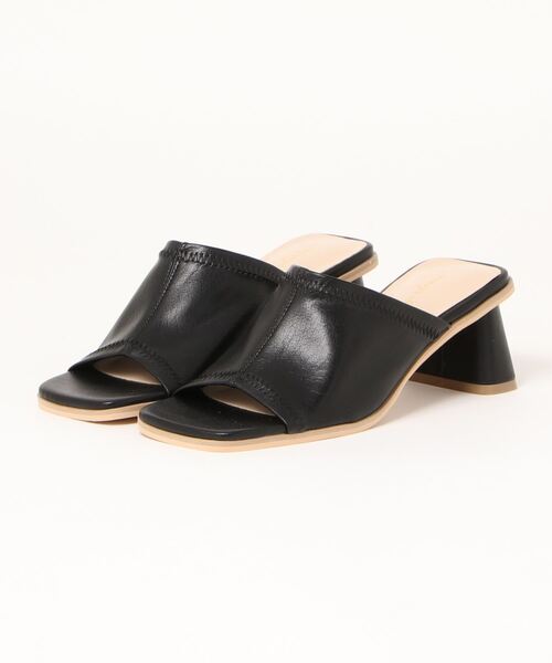 Green　Parks（グリーンパークス）の「・Una gardenia スクエアミュール（サンダル・レディース・ブラック/イエロー/アイボリー・LL/S/M/L）」の11枚目の写真