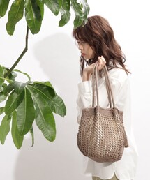 SHOO・LA・RUE | 透かし編みニットバルーントート(トートバッグ)