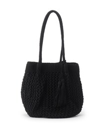 SHOO・LA・RUE | 透かし編みニットバルーントート(トートバッグ)