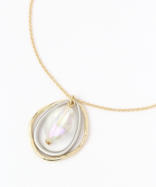 studio CLIP(スタディオクリップ)の「オーロラメタルロングネックレス(ネックレス・レディース・その他1/その他2・FREE)」の2枚目の写真