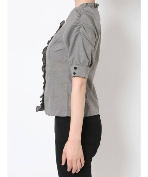 EATME（イートミー）の「ギャザースリーブラッフルブラウス（シャツ/ブラウス・レディース・ブラック/オフホワイト/その他1・FREE）」の20枚目の写真