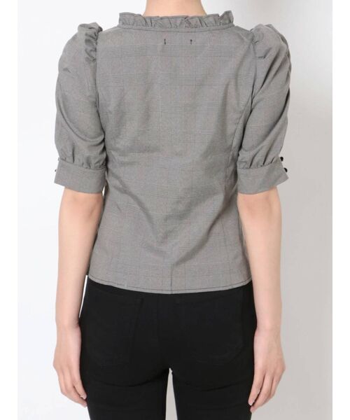 EATME（イートミー）の「ギャザースリーブラッフルブラウス（シャツ/ブラウス・レディース・ブラック/オフホワイト/その他1・FREE）」の21枚目の写真