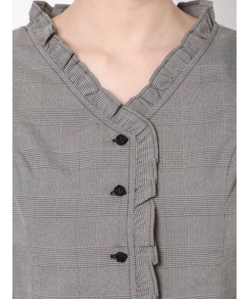 EATME（イートミー）の「ギャザースリーブラッフルブラウス（シャツ/ブラウス・レディース・ブラック/オフホワイト/その他1・FREE）」の22枚目の写真