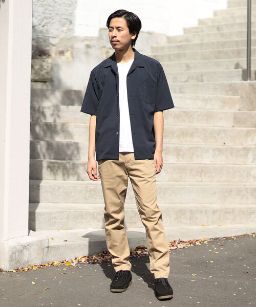 BEAMS（ビームス）の「BEAMS / SOLOTEX(R) オープンカラーシャツ（シャツ/ブラウス・メンズ・ネイビー/グレー/オリーブ・S/M/L/XL）」の5枚目の写真