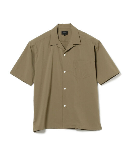 BEAMS（ビームス）の「BEAMS / SOLOTEX(R) オープンカラーシャツ（シャツ/ブラウス・メンズ・ネイビー/グレー/オリーブ・S/M/L/XL）」の12枚目の写真