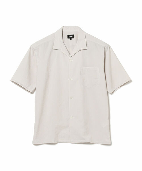 BEAMS（ビームス）の「BEAMS / SOLOTEX(R) オープンカラーシャツ（シャツ/ブラウス・メンズ・ネイビー/グレー/オリーブ・S/M/L/XL）」の19枚目の写真