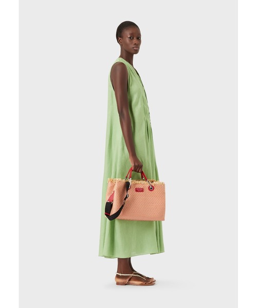 EMPORIO ARMANI(エンポリオアルマーニ)の「【エンポリオ アルマーニ】ワンピース リネン製 プリーツ(ワンピース・レディース・グリーン・38/40)」の10枚目の写真