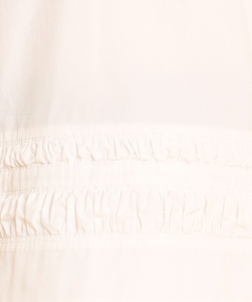 LANVIN en Bleu(ランバンオンブルー)の「スクエアカラーノースリーブブラウス(シャツ/ブラウス・レディース・ブラック/オフホワイト・38)」の7枚目の写真