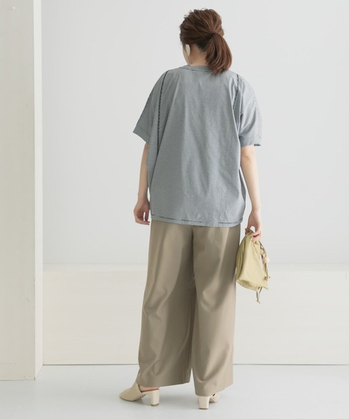 LAATO（ラート）の「DOLMAN CUT T-SHIRTS（Tシャツ/カットソー・レディース・ブラック/グリーン・FREE）」の10枚目の写真