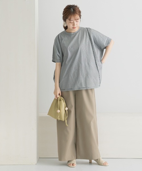 LAATO（ラート）の「DOLMAN CUT T-SHIRTS（Tシャツ/カットソー・レディース・ブラック/グリーン・FREE）」の16枚目の写真