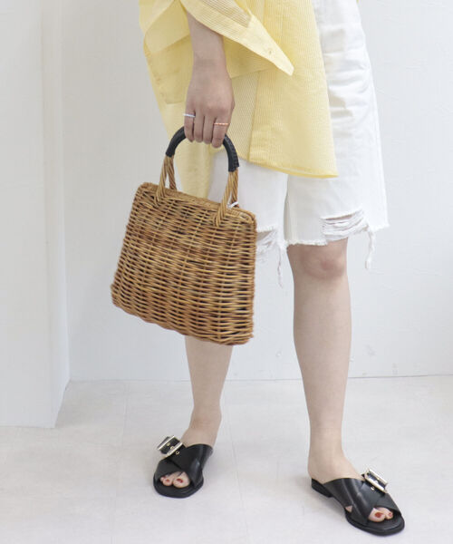 Odds（オッズ）の「【ODDS/オッズ】SHELL BAG（かごバッグ・レディース・ブラック・FREE）」の14枚目の写真
