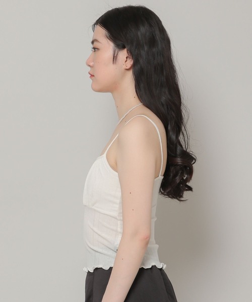 MAGPIEROBIN（マグパイロビン）の「MAGPIE ROBIN／FANCYキャミ　2295269（キャミソール・レディース・ブラック/グリーン/アイボリー・FREE）」の16枚目の写真